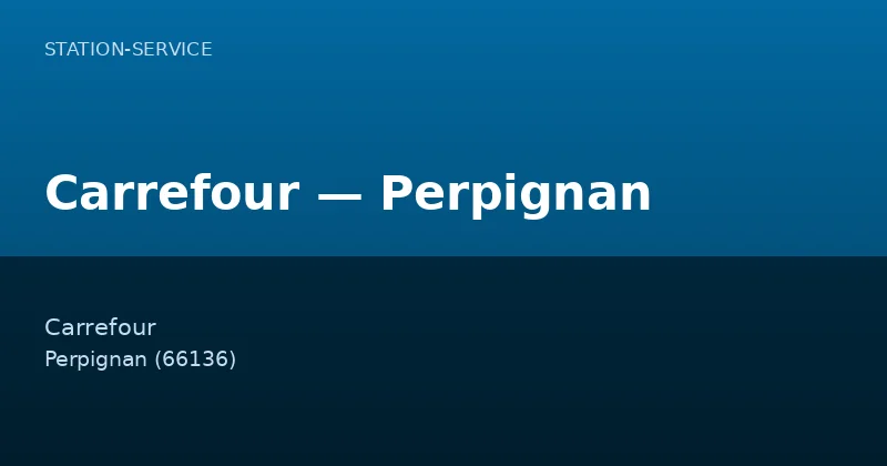 Carrefour — Perpignan