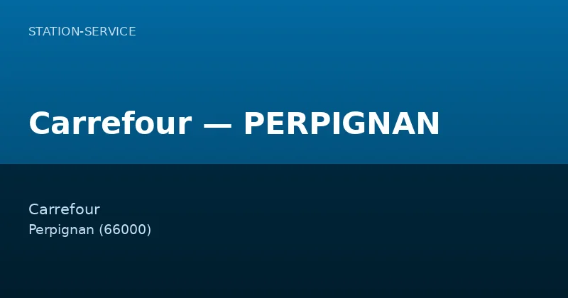 Carrefour — PERPIGNAN