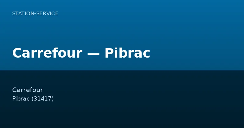 Carrefour — Pibrac