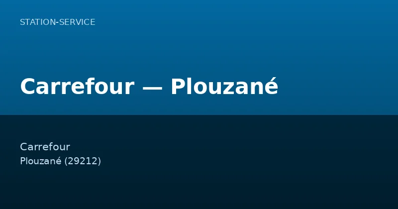 Carrefour — Plouzané