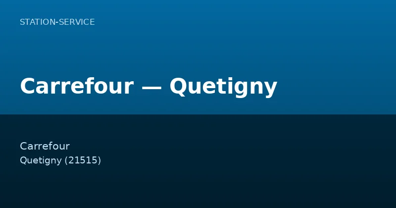 Carrefour — Quetigny