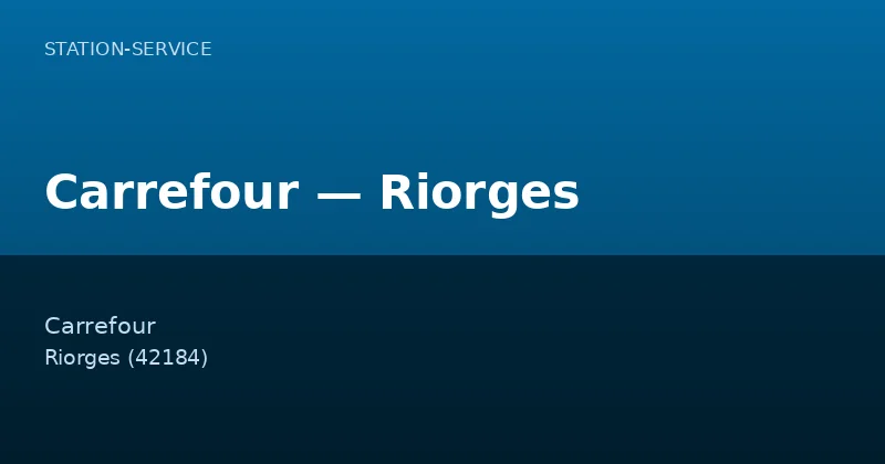 Carrefour — Riorges