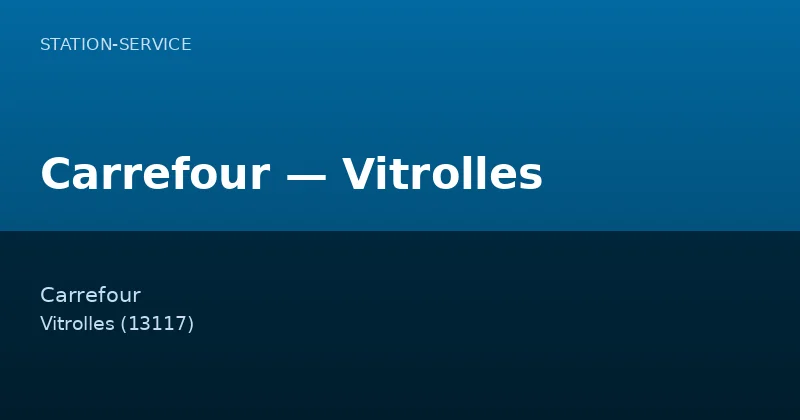 Carrefour — Vitrolles