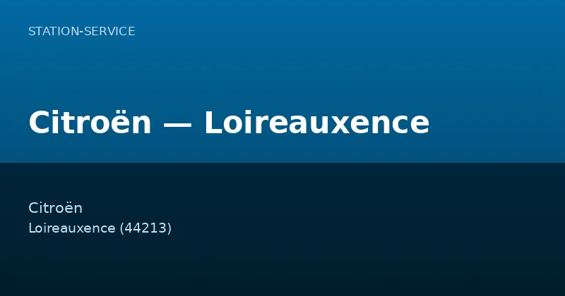 Citroën — Loireauxence