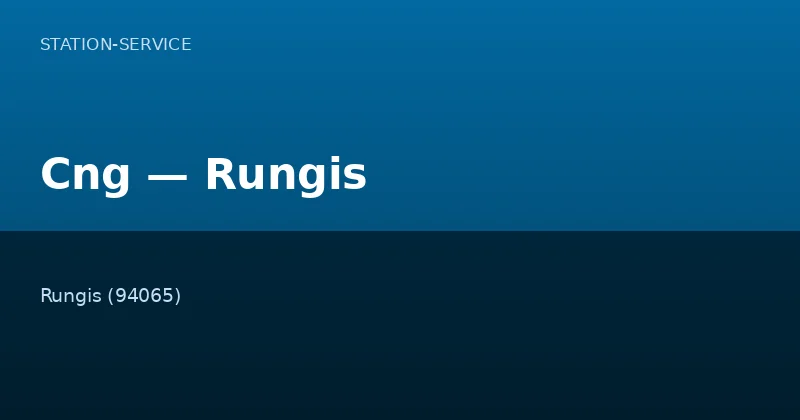 Cng — Rungis