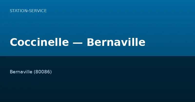 Coccinelle — Bernaville
