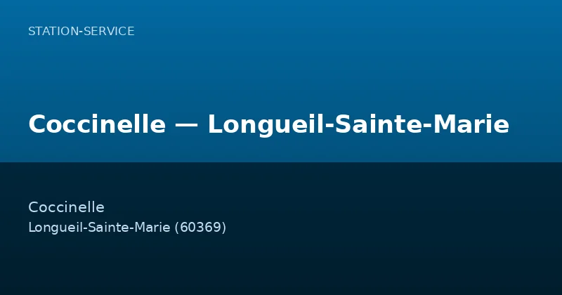 Coccinelle — Longueil-Sainte-Marie