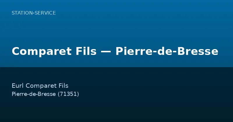 Comparet Fils — Pierre-de-Bresse