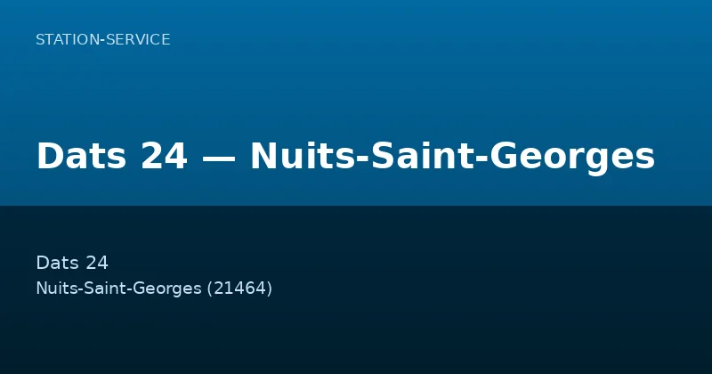 Dats 24 — Nuits-Saint-Georges