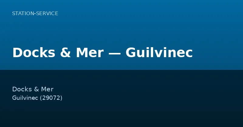 Docks & Mer — Guilvinec