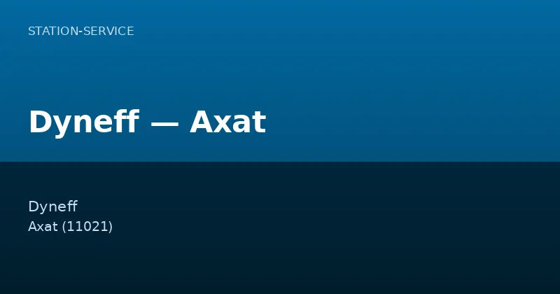 Dyneff — Axat