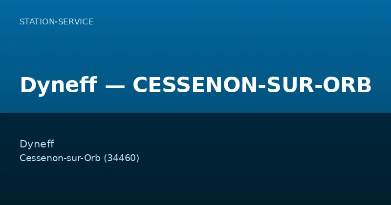 Dyneff — CESSENON-SUR-ORB