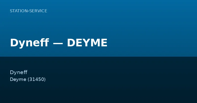 Dyneff — DEYME