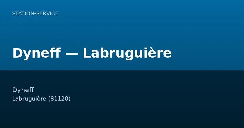 Dyneff — Labruguière