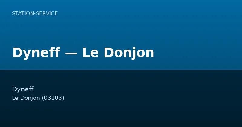 Dyneff — Le Donjon
