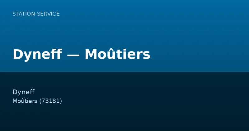 Dyneff — Moûtiers