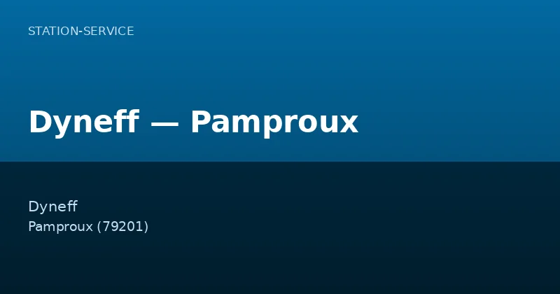 Dyneff — Pamproux