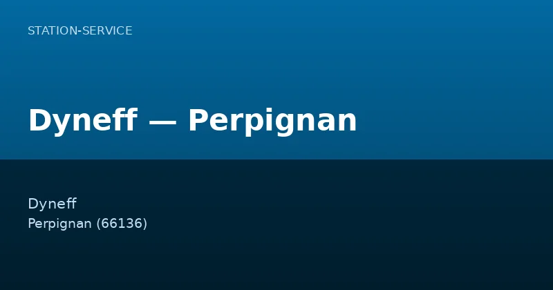 Dyneff — Perpignan