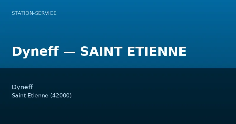 Dyneff — SAINT ETIENNE