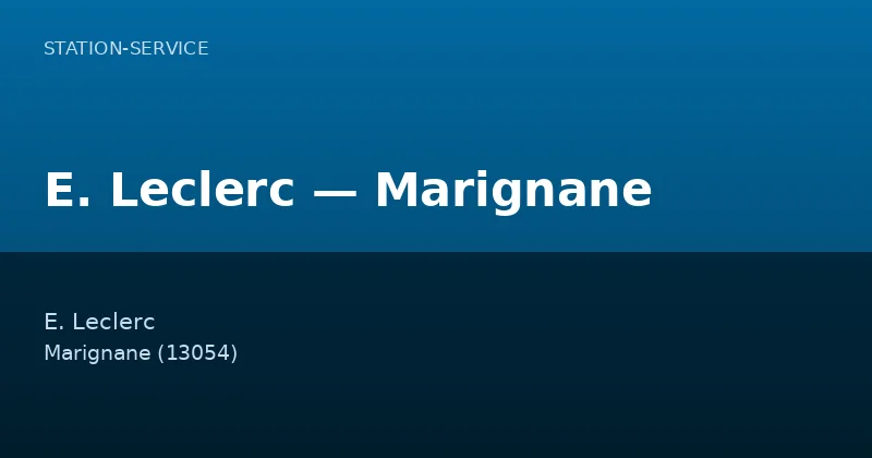 E. Leclerc — Marignane