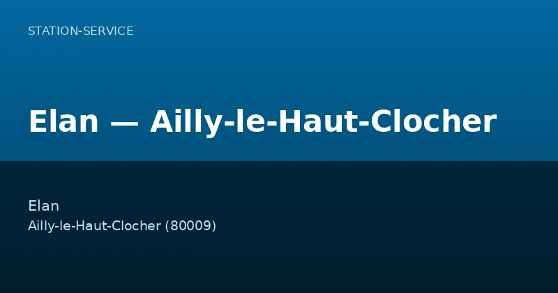 Elan — Ailly-le-Haut-Clocher