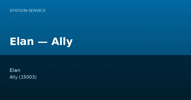 Elan — Ally