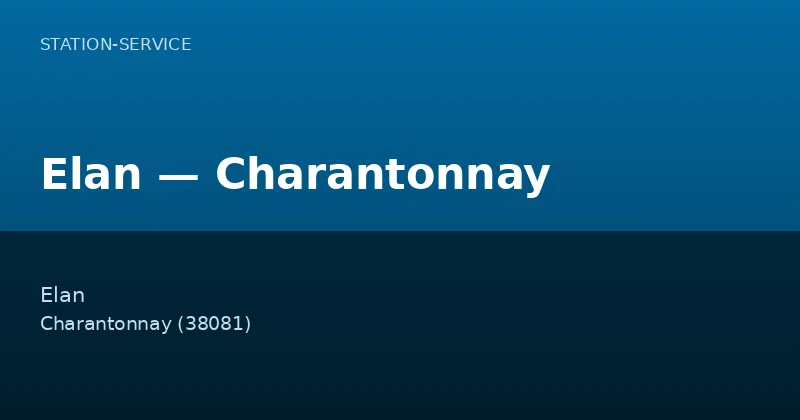 Elan — Charantonnay