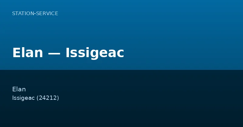 Elan — Issigeac