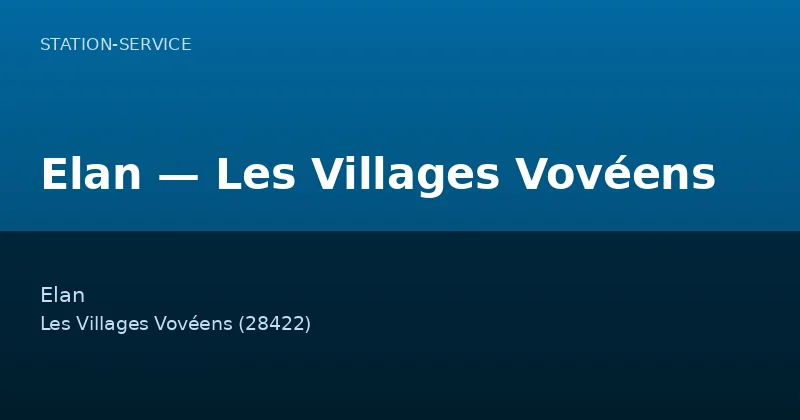 Elan — Les Villages Vovéens