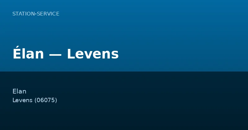 Élan — Levens