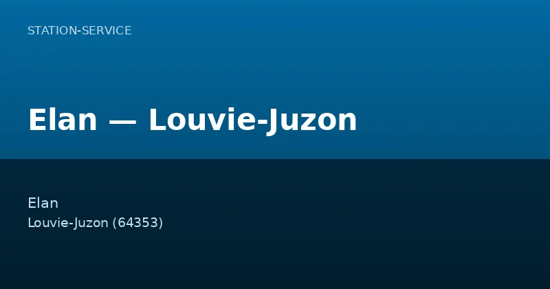 Elan — Louvie-Juzon