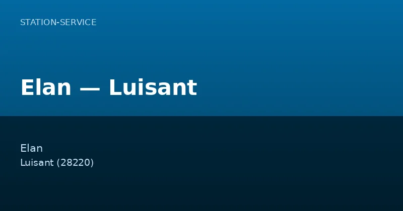 Elan — Luisant