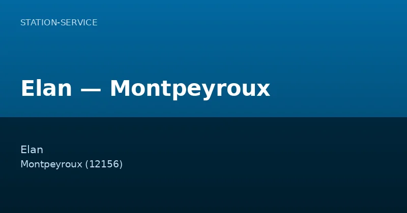 Elan — Montpeyroux