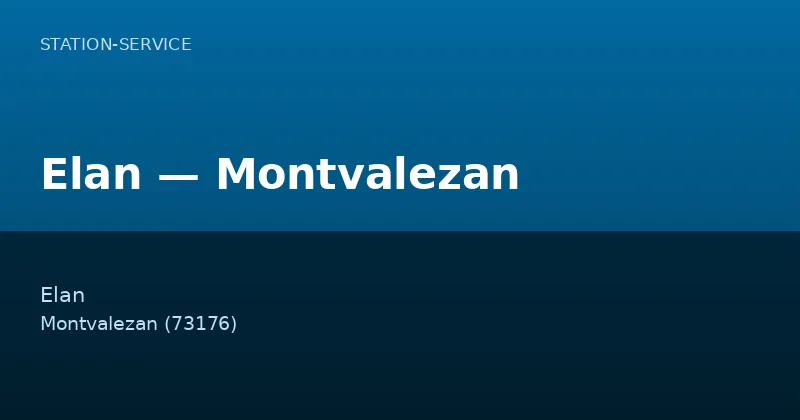 Elan — Montvalezan