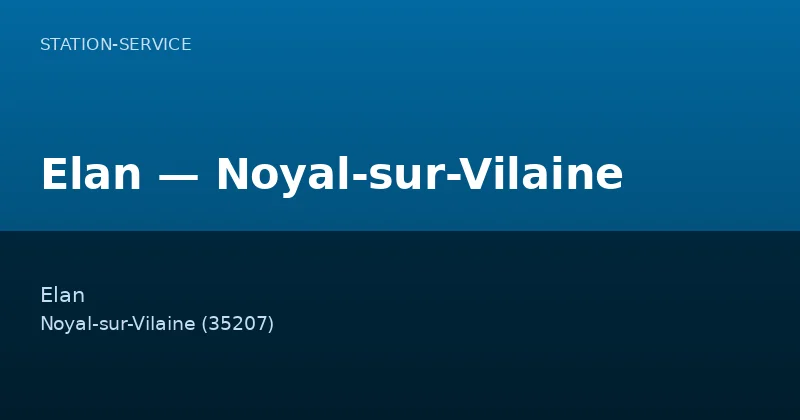 Elan — Noyal-sur-Vilaine