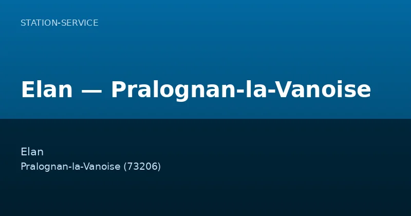 Elan — Pralognan-la-Vanoise