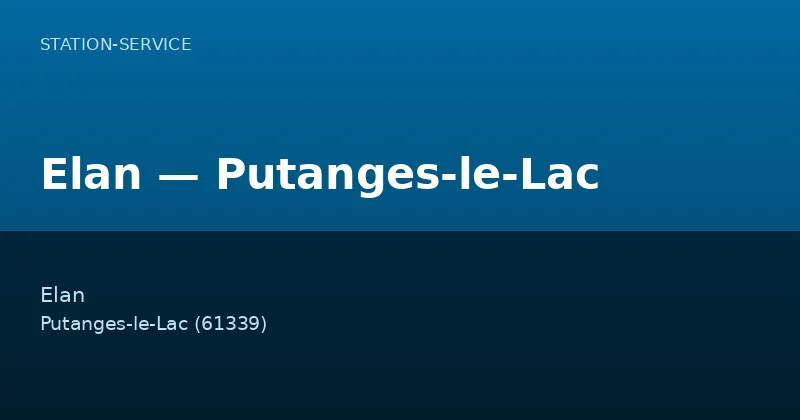 Elan — Putanges-le-Lac
