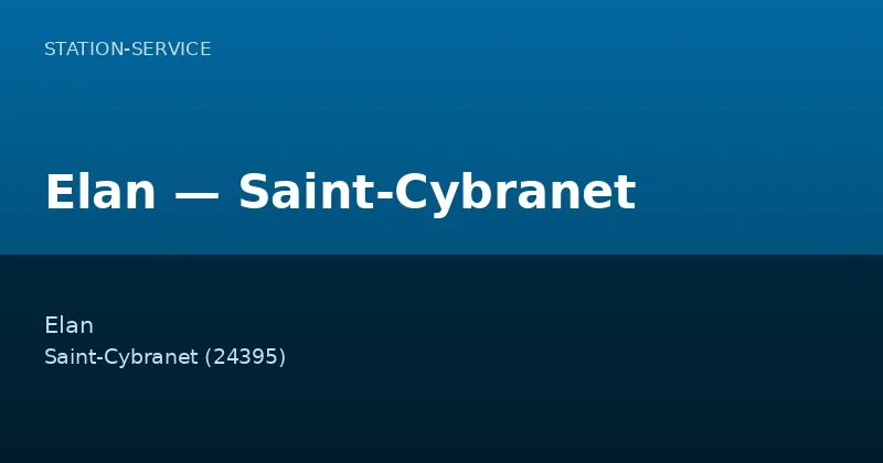 Elan — Saint-Cybranet