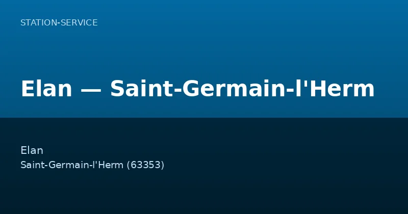 Elan — Saint-Germain-l'Herm