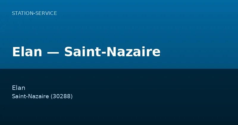 Elan — Saint-Nazaire