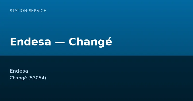 Endesa — Changé