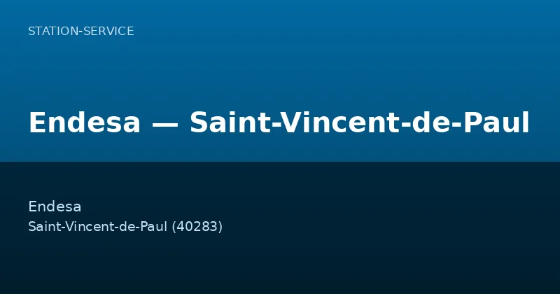Endesa — Saint-Vincent-de-Paul