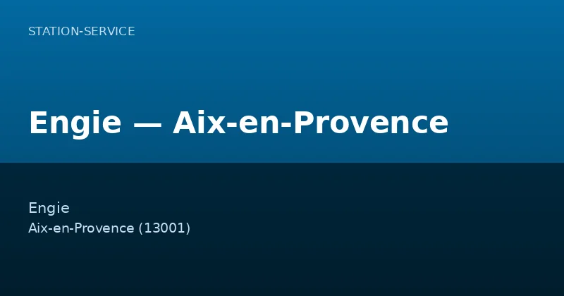 Engie — Aix-en-Provence