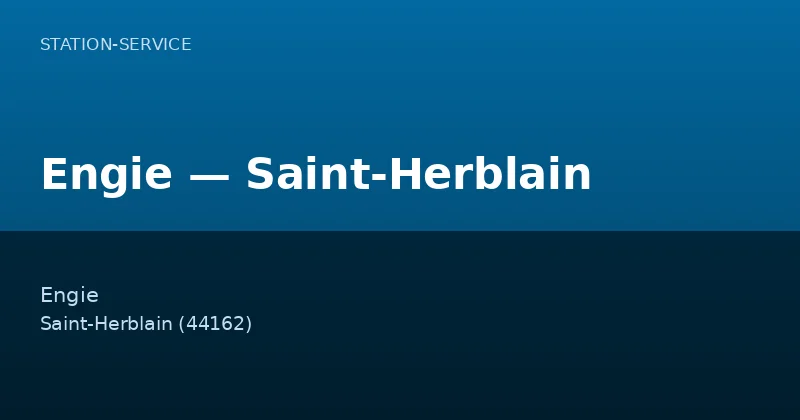 Engie — Saint-Herblain