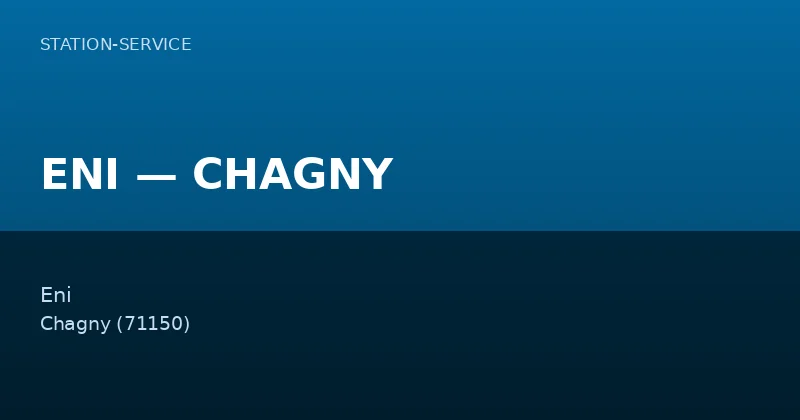 ENI — CHAGNY