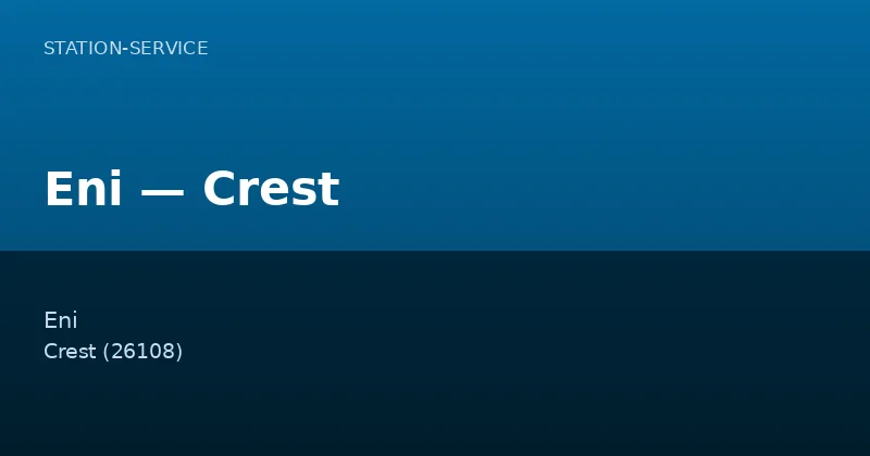 Eni — Crest