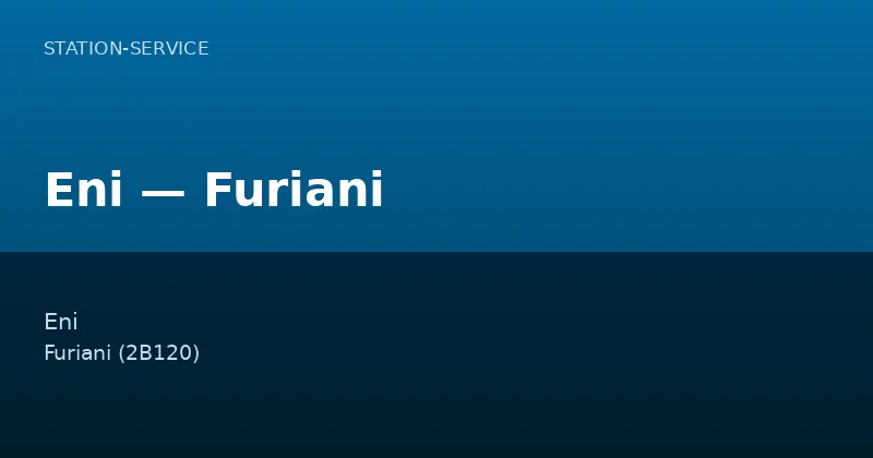 Eni — Furiani