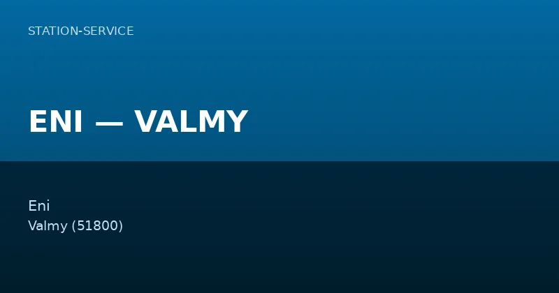 ENI — VALMY