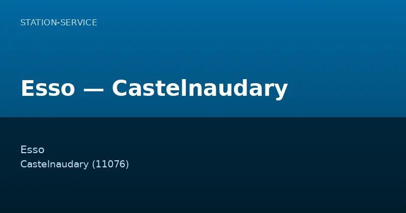 Esso — Castelnaudary