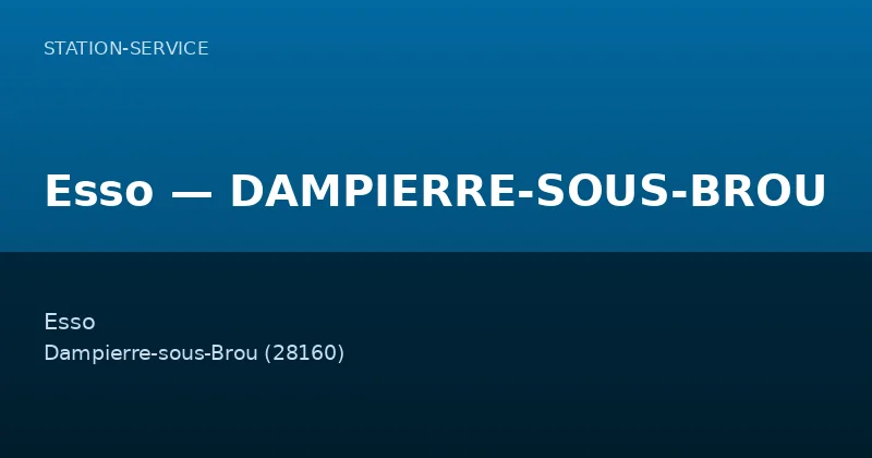 Esso — DAMPIERRE-SOUS-BROU